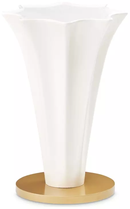 La Terrazza Creamy Pearl Octagonal Chairside Table