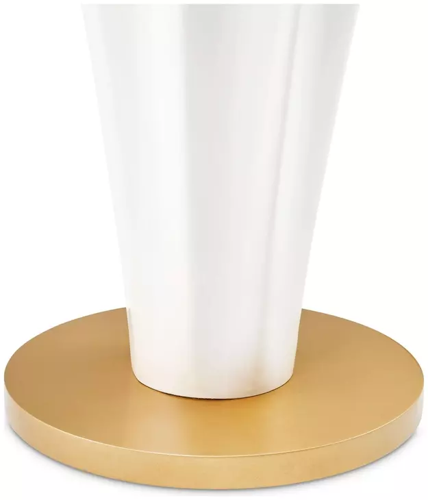 La Terrazza Creamy Pearl Octagonal Chairside Table