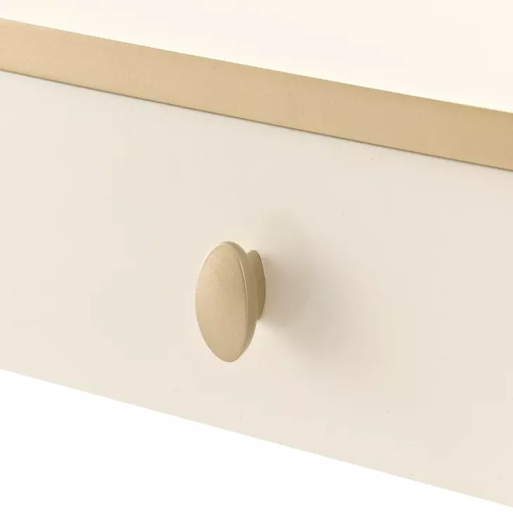 La Terrazza Creamy Pearl Rectangular Console Table