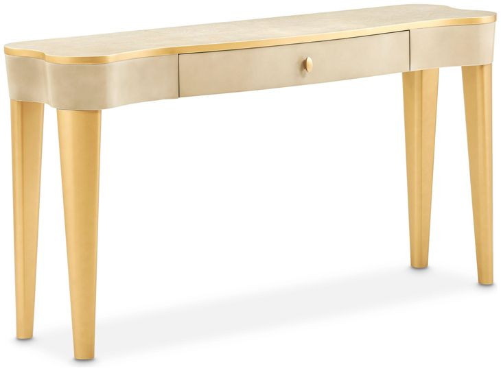 Terravista Silver Mist Rectangular Console Table