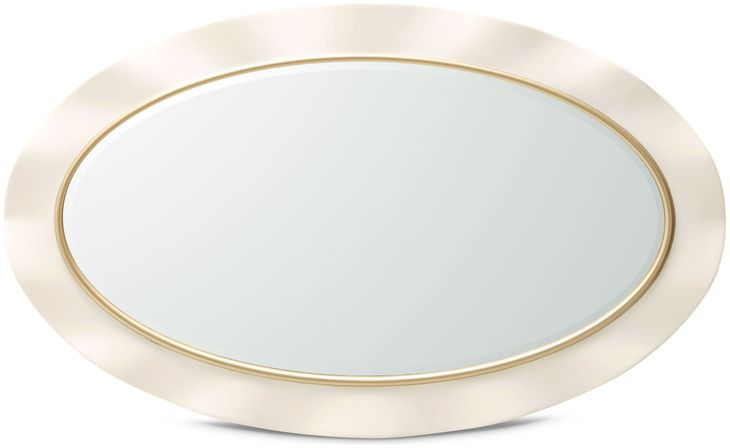 Terravista Creamy Pearl Oval Wall Mirror