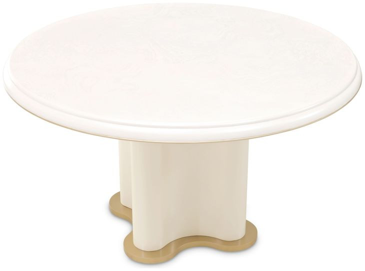 Terravista Creamy Pearl 54" Round Dining Table