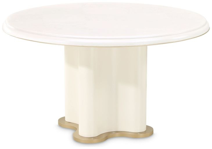 Terravista Creamy Pearl Round Dining Room Set
