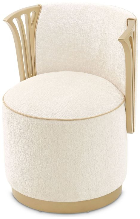 Terravista Creamy Pearl Upholstered Panel Bedroom Set