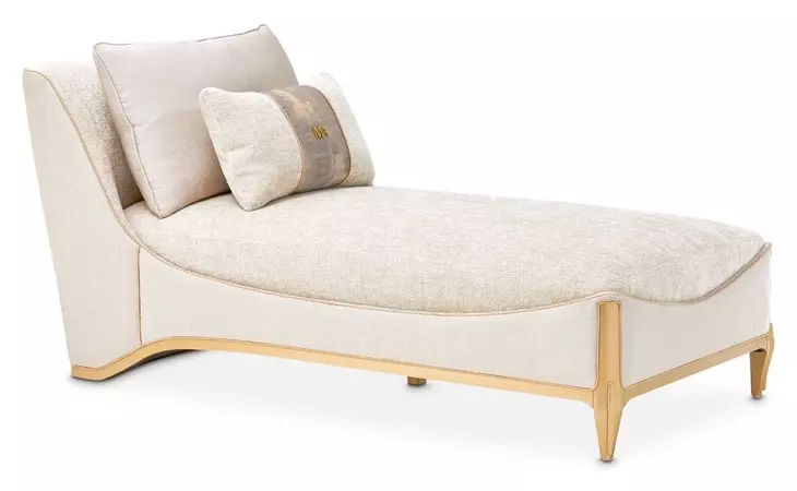 La Terrazza Cappuccino and Light Champagne 35" Chaise