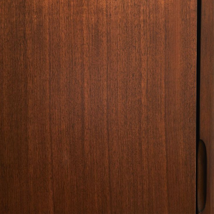 Parkstead Umber 4 Drawer Chest with Storage Mirror