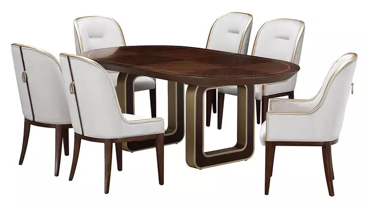 Houston Walnut Dining Room Set