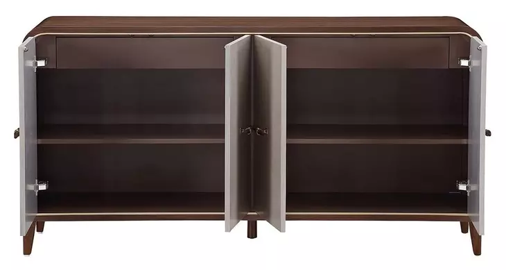 Houston Walnut Sideboard with Adjustable Shelves