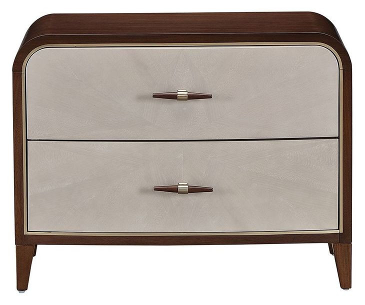 Westhaven Walnut 2 Drawer Nightstand