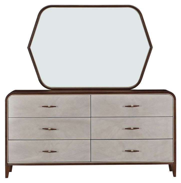 Westhaven Walnut Dresser with Mirror