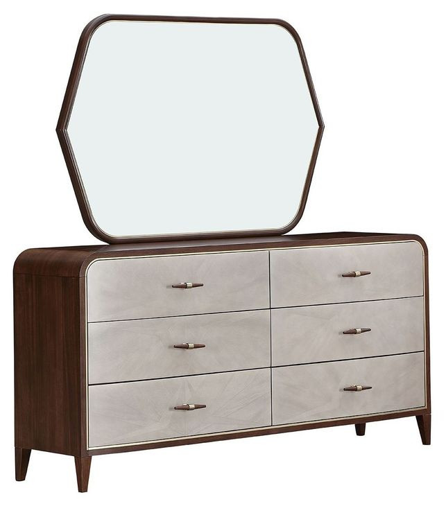 Westhaven Walnut Dresser with Mirror
