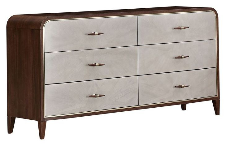 Westhaven Walnut 6 Drawer Dresser