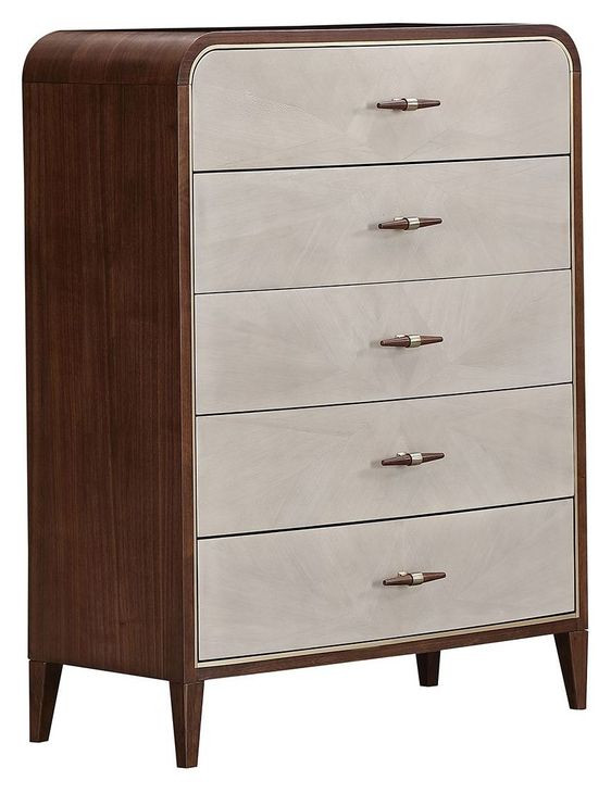 Westhaven Walnut 5 Drawer Chest