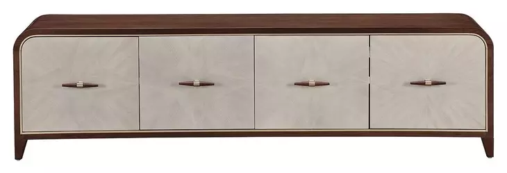 Houston Walnut 80" Media Cabinet
