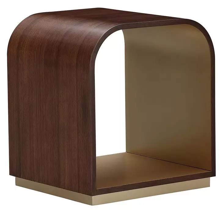 Houston Walnut Rectangular End Table