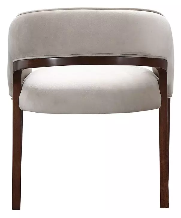 Houston Walnut and Porcini Vanity Chair
