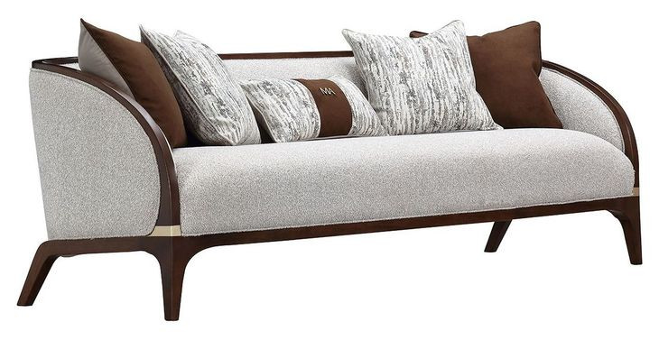 Westhaven Pebble and Walnut 92" Sofa