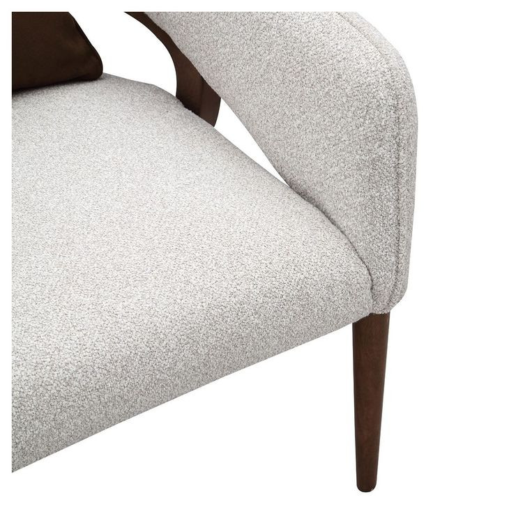 Westhaven Walnut and Pebble Accent Chair