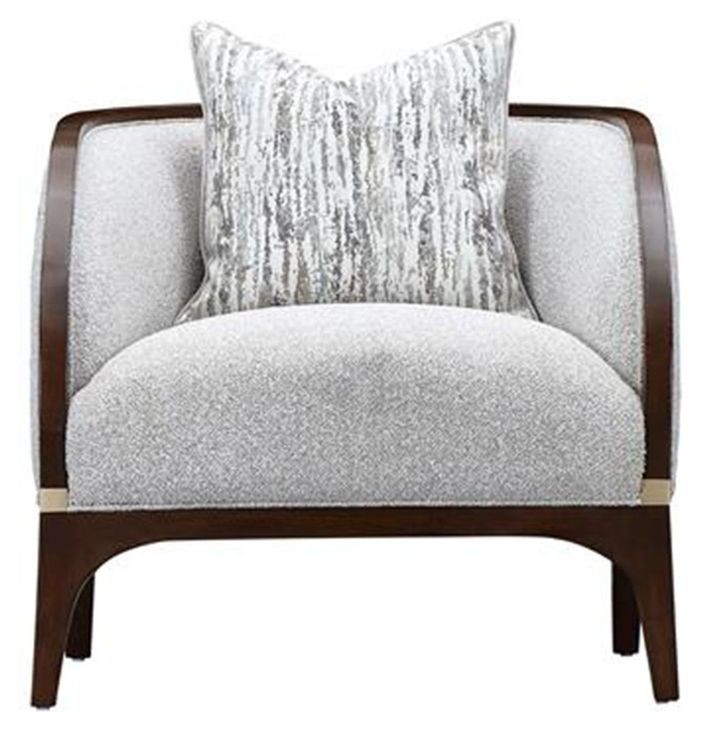 Westhaven Walnut and Pebble Matching Chair