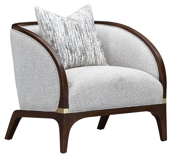 Westhaven Walnut and Pebble Matching Chair