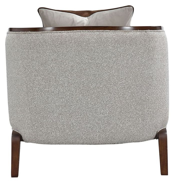 Westhaven Pebble and Walnut Chaise