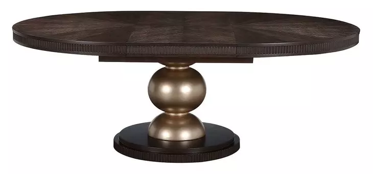 West Kensington Medium Espresso 84" Extendable Oval Dining Table