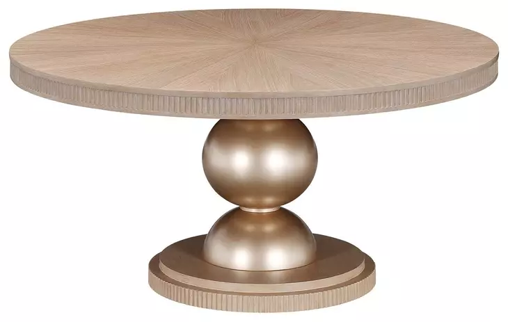 West Kensington Sea Salt Caramel 60" Round Dining Table
