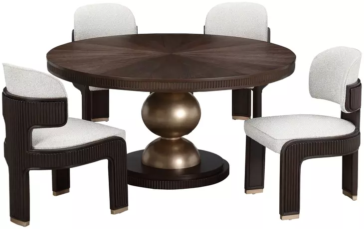 West Kensington Medium Espresso 60" Round Dining Table