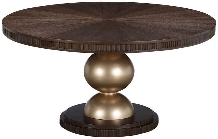 West Kensington Medium Espresso Round Dining Room Set