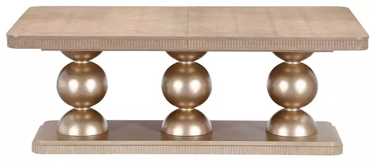 West Kensington Sea Salt Caramel 128" Extendable Rectangular Dining Table