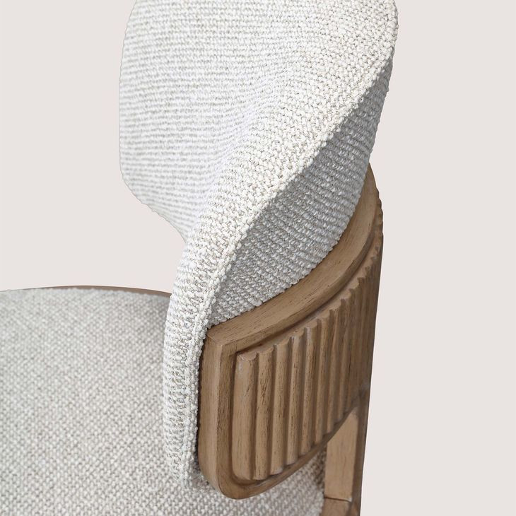 Westminster Row Buff and Sea Salt Caramel Upholstered Dining Side Chair Set of 2