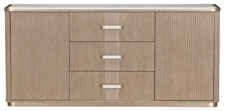 West Kensington Sea Salt Caramel 2 Door Sideboard with LED