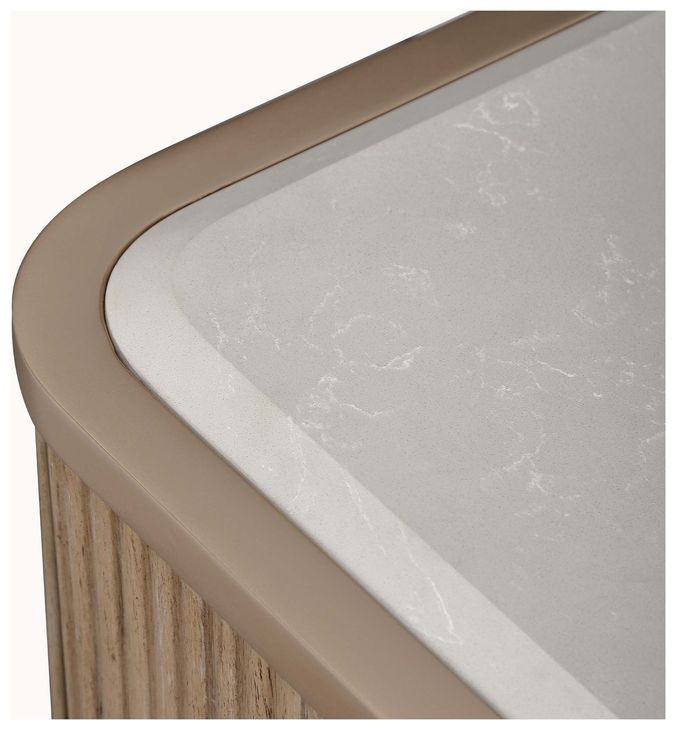 Westminster Row Sea Salt Caramel 2 Door Sideboard with LED