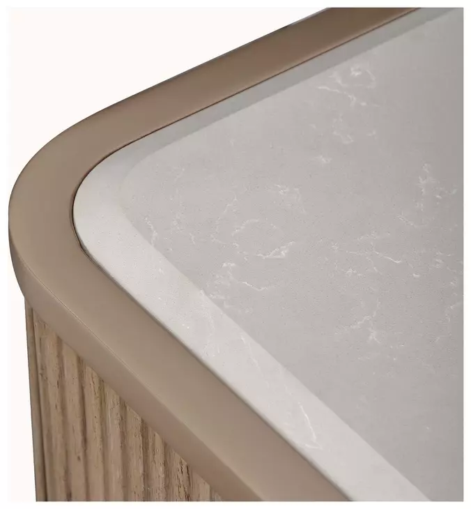 West Kensington Sea Salt Caramel 2 Door Sideboard with LED