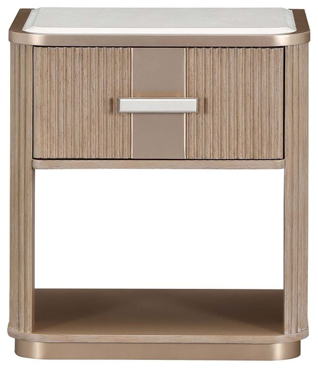 Westminster Row Sea Salt Caramel 1 Drawer Nightstand