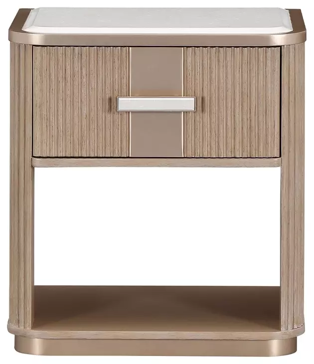 West Kensington Sea Salt Caramel 1 Drawer Nightstand