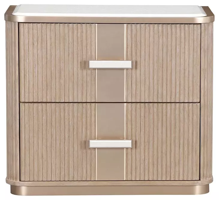 West Kensington Sea Salt Caramel 2 Drawer Nightstand