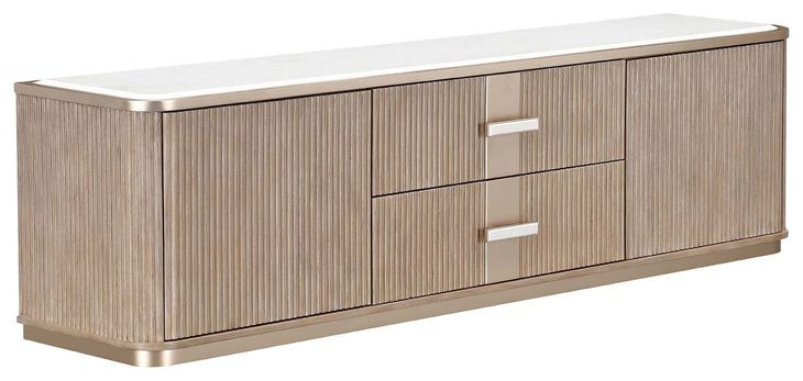 West Kensington Sea Salt Caramel 80" TV Stand