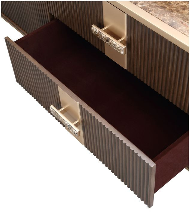 Westminster Row Medium Espresso 80" TV Stand