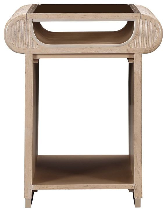 Westminster Row Sea Salt Caramel Rectangular End Table