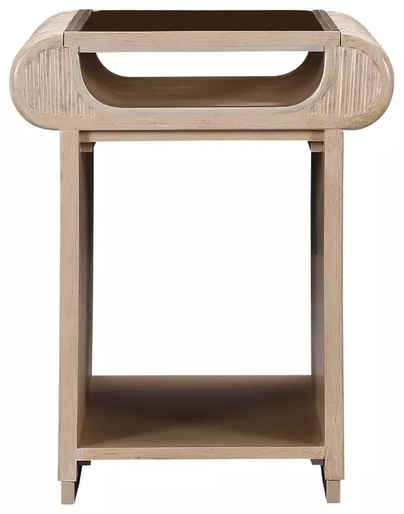 West Kensington Sea Salt Caramel Rectangular End Table