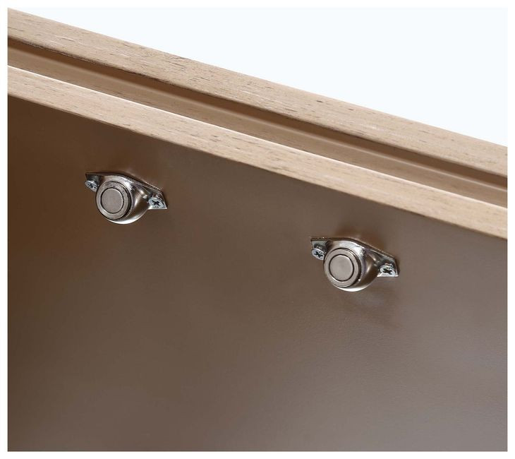 Westminster Row Sea Salt Caramel 2 Door Display Cabinet