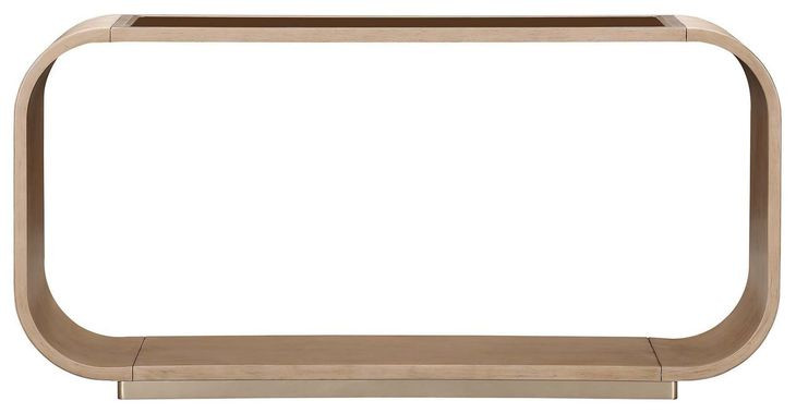 Westminster Row Sea Salt Caramel Rectangular Console Table