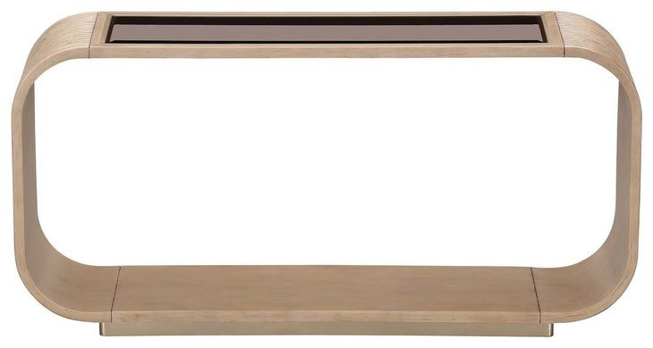 Westminster Row Sea Salt Caramel Rectangular Console Table