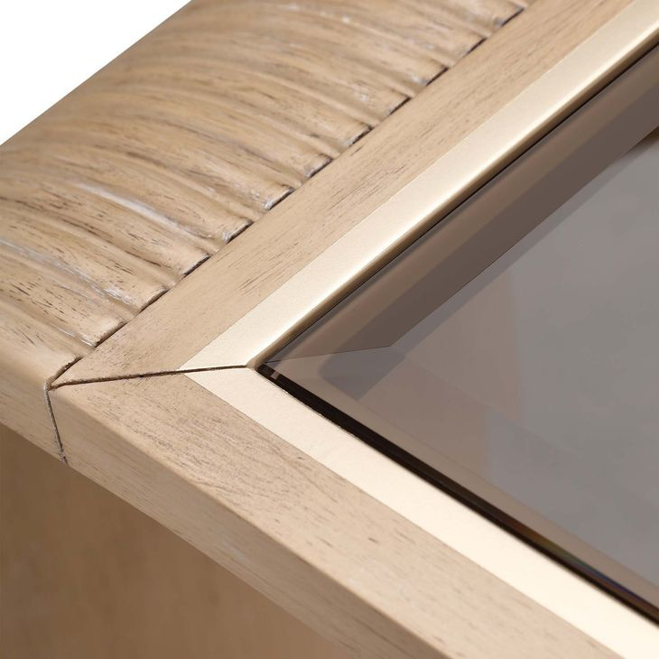 Westminster Row Sea Salt Caramel Rectangular Console Table