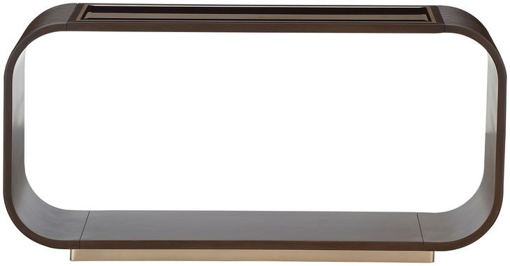 Westminster Row Medium Espresso Rectangular Console Table