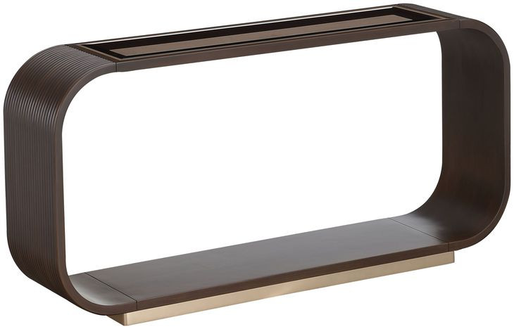 Westminster Row Medium Espresso Rectangular Console Table