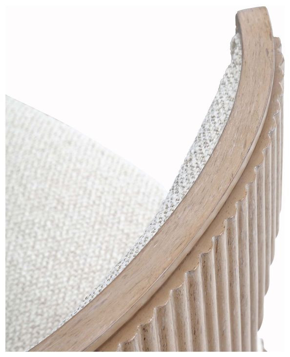 Westminster Row Buff and Sea Salt Caramel Upholstered Vanity Chair