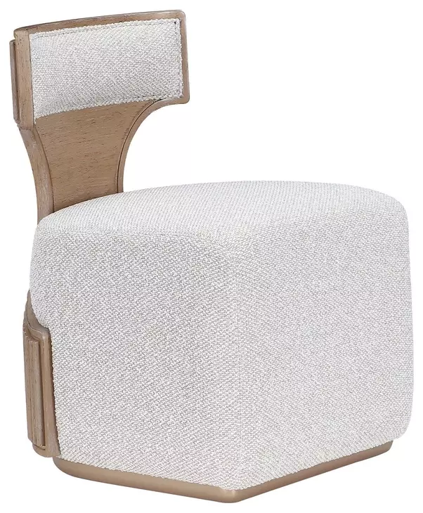 West Kensington Buff and Sea Salt Caramel Upholstered Vanity Chair