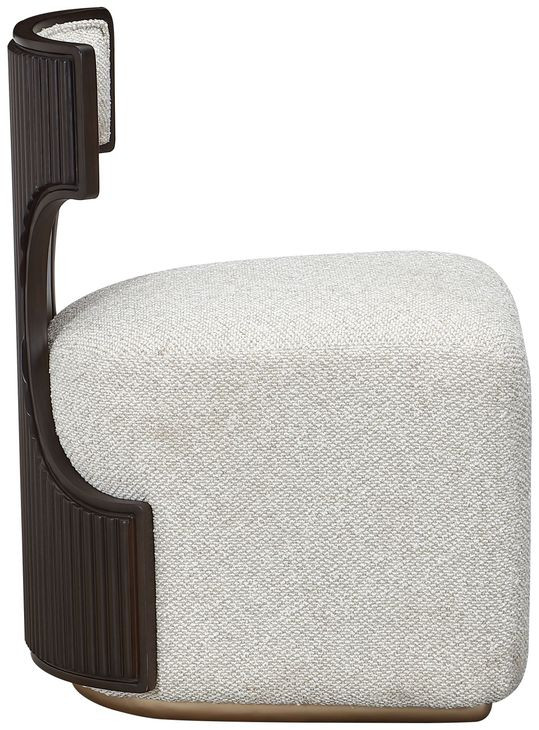 Westminster Row Buff and Medium Espresso Upholstered Platform Bedroom Set